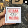 YY Kiss Stars Nails Artificial Nails with Double Side Nail Glue Stickers