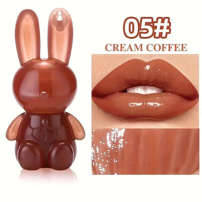 Miss Lara 6 Colors Rabbit Glossy Lip Gloss & Moisturizer