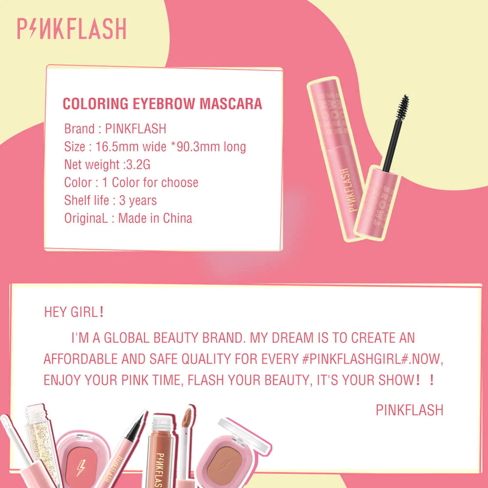 Pink Flash E07 Coloring Eyebrow Mascara