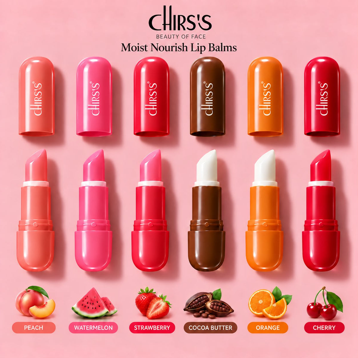 Chirss Moist Nourish Lip Balm 1.75g