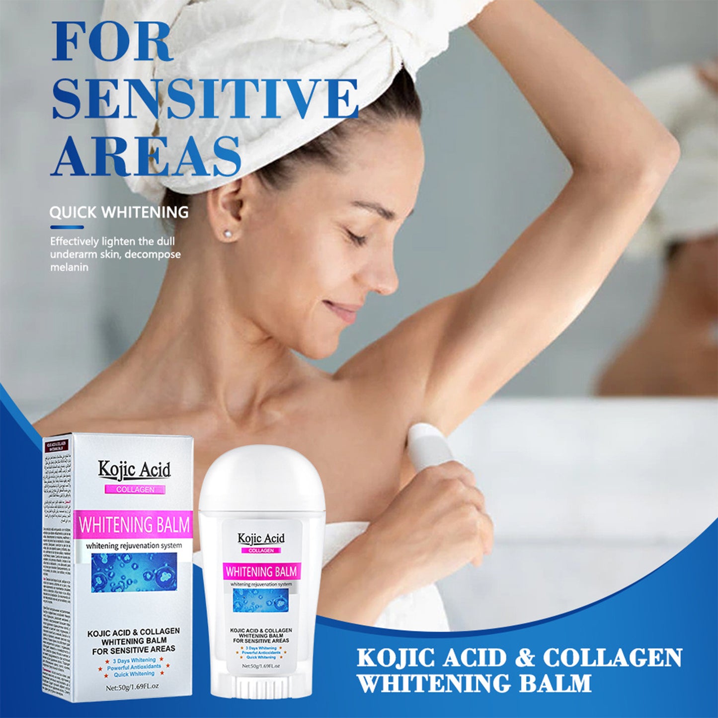 Kojic Acid Body Whitening Balm