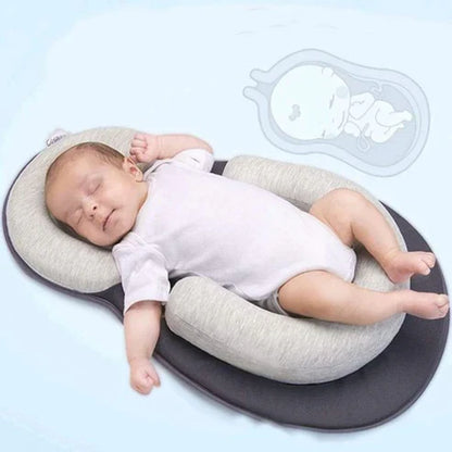 Portable Baby Bed Ergonomic Head Support Pillow