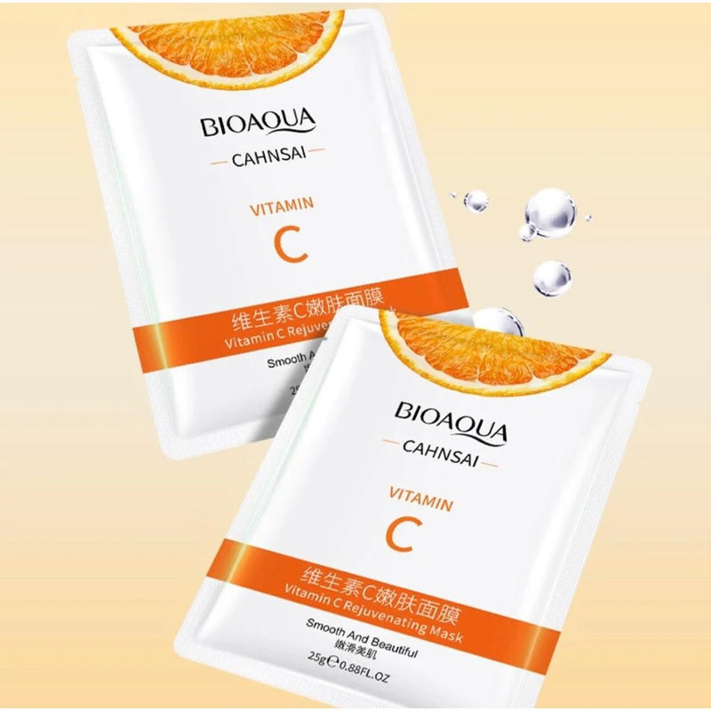 BIOAQUA Cahnsai Vitamin C Masker Rejuvenation Face Sheet Mask