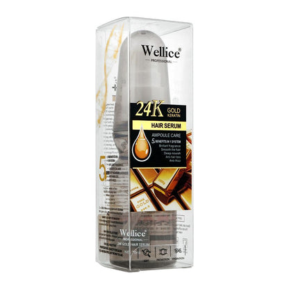 Wellice 24K Gold Keratin Hair Serum