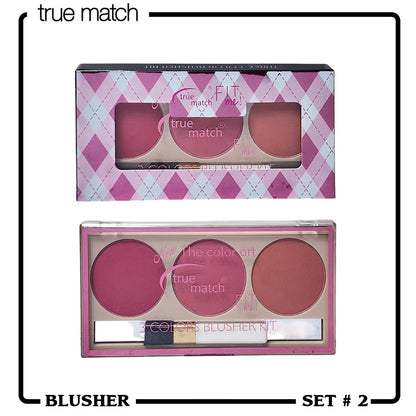 True Match Fit Me 3 Color Blush