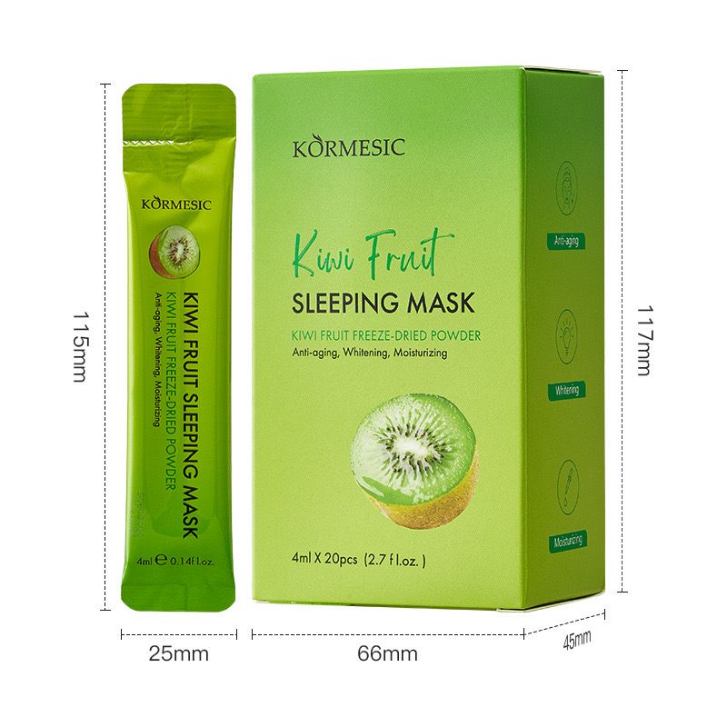 KORMESIC Face Mask Repair Skin Care Products Anti Aging Whitening Rose Hyaluronic Acid Kiwi Sleep Jelly Facial Mask