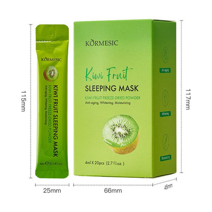KORMESIC Face Mask Repair Skin Care Products Anti Aging Whitening Rose Hyaluronic Acid Kiwi Sleep Jelly Facial Mask