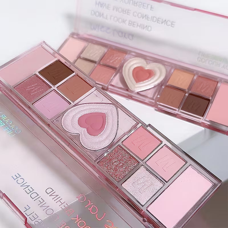 Miss Lara Eyeshadow Palette Shiny 12 Colors( 02 Shade )