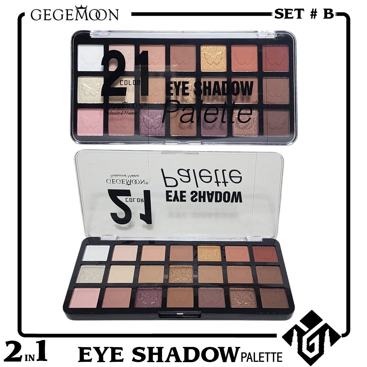Gegemoon 21 Color Eyeshadow Palette