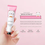 LUOFMISS Cute Kitty Anti Aging Hydrating Moisture Whitening Repair Fresh Lilac Moisturizing And Smoothing Hand Cream