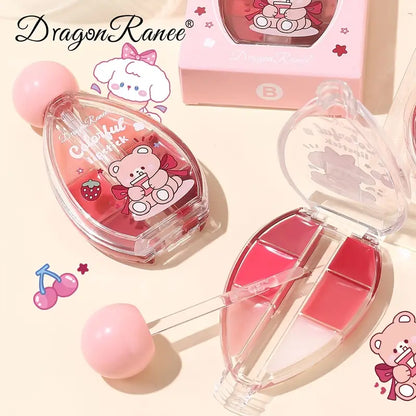 Dragon Ranee 6in1 Colorful Lipstick Moisturizing Glossy Lip