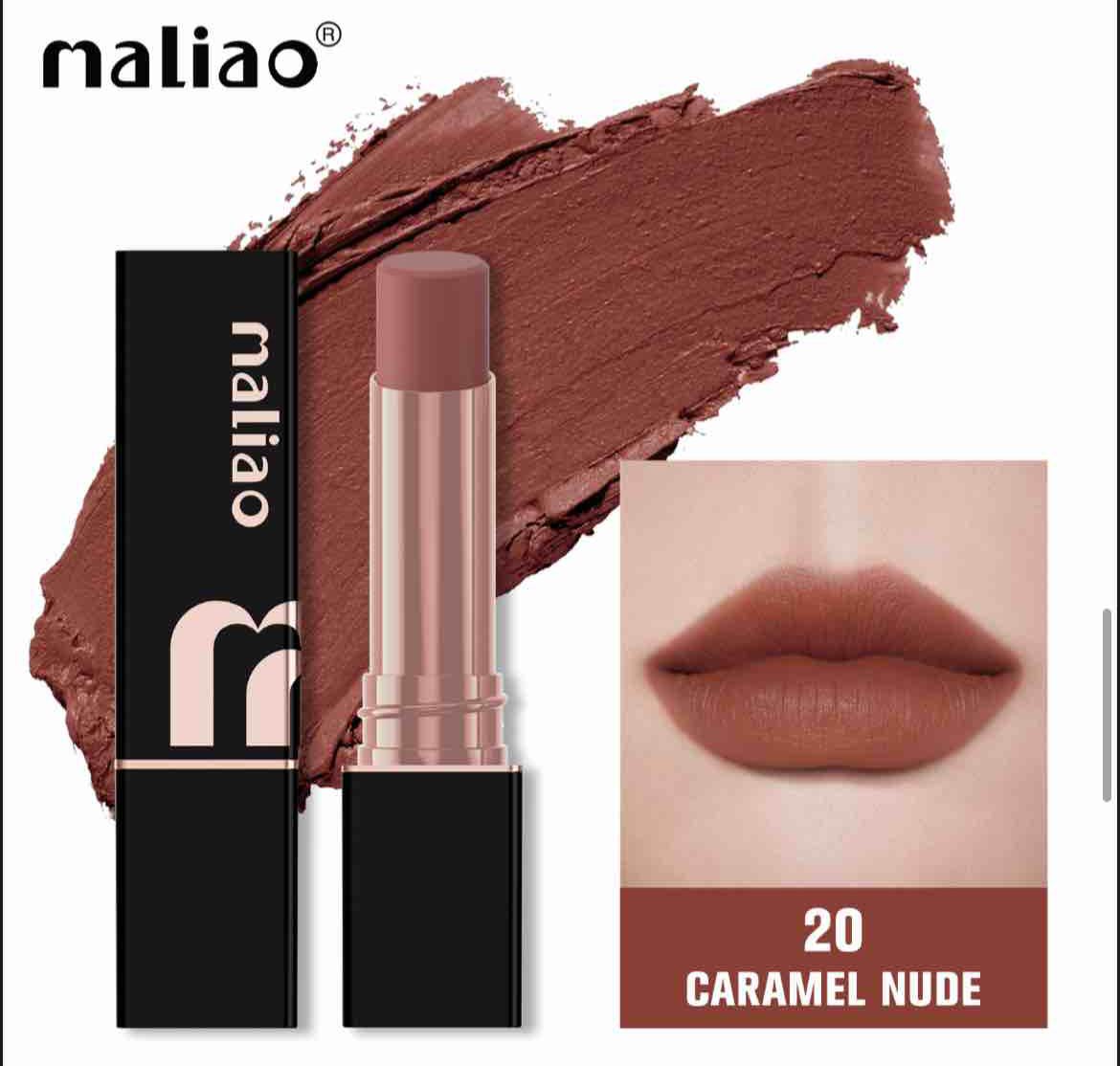 Maliao Super Non Transfer Lipstick Long Lasting Matte Finish Smudge-Proof Formula