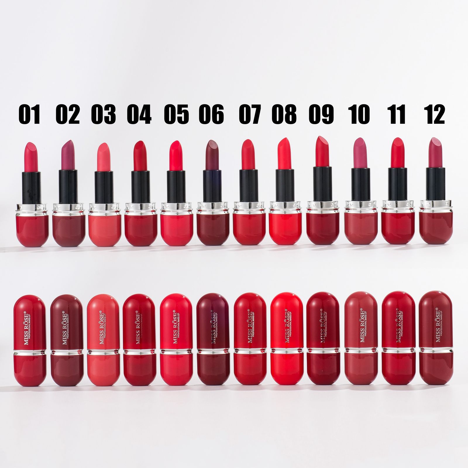Miss Rose Capsule Lipstick Set