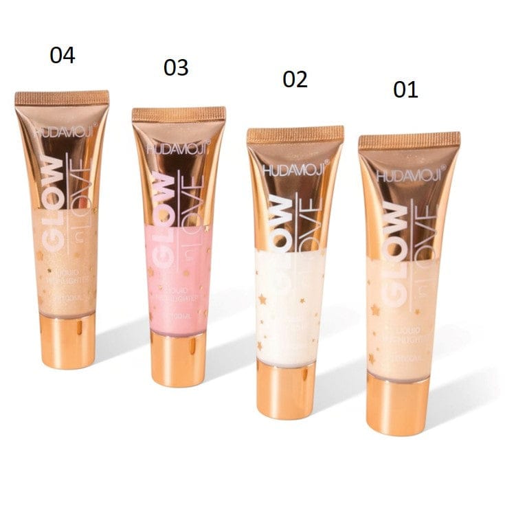 Hudamoji Liquid Highlitter 4pcs Set