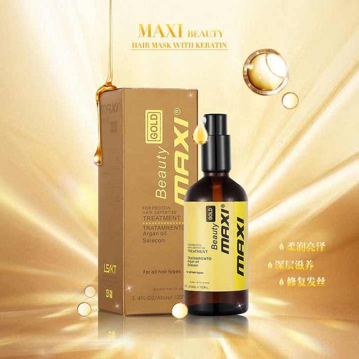 Maxi Beauty Gold Treatment Hair Oil 100ml
