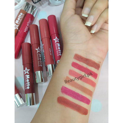 Miss Rose Lip Crayon 6pcs