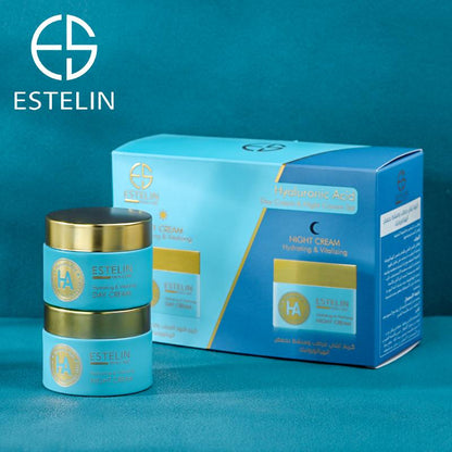 ESTELIN Hyaluronic Acid Day & Night Cream Pack of 2