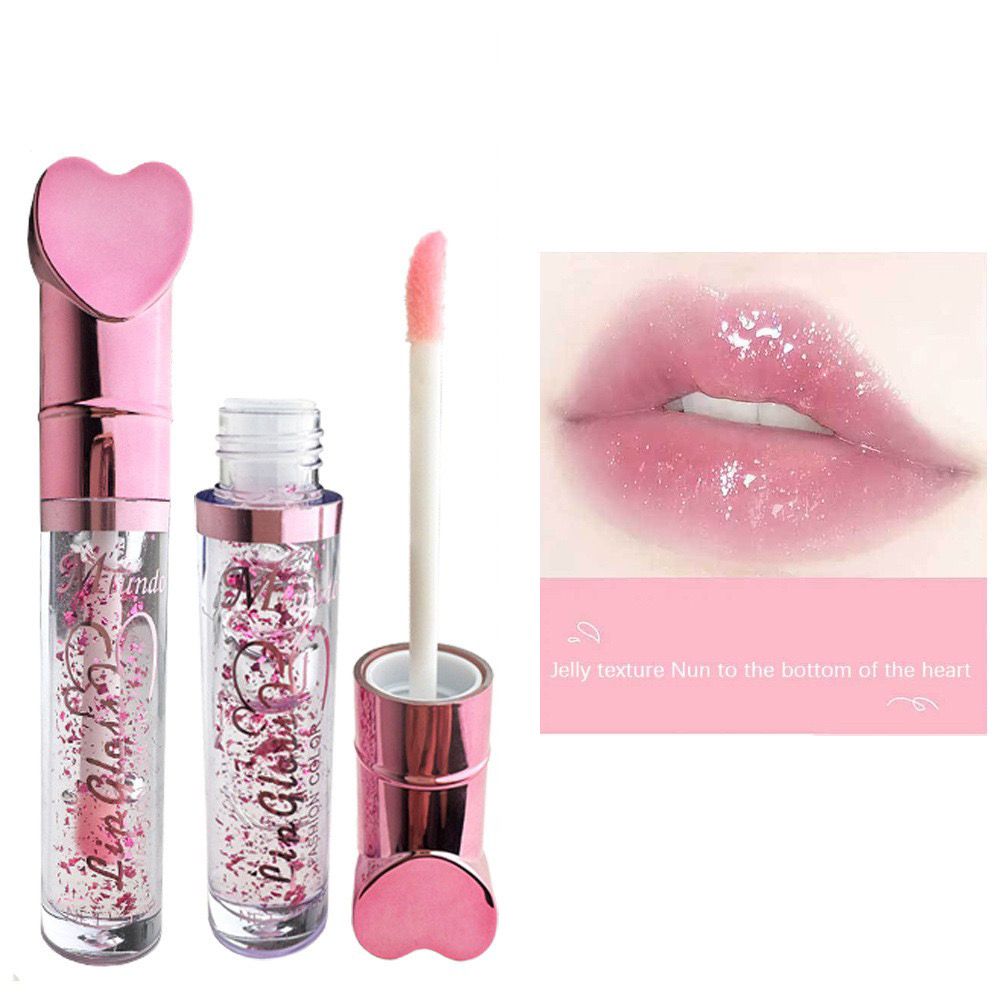 Miundo Heart Pink Magic Nonsticky Waterproof Lip Gloss