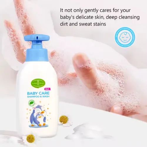 Aichun Beauty Natural Baby Shampoo And Body Wash 2 In 1 Moisturizing Gently Baby Body Care Cleaning Wash Nourishing 300ml