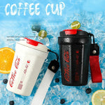 Creative Stainless Steel Thermal Insulated Coffee Cup With LED Temperature Display 380ml