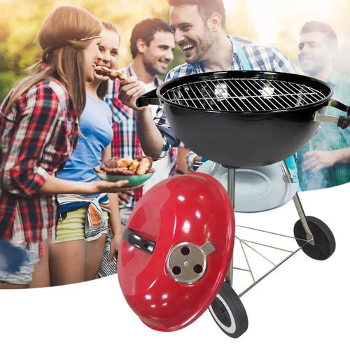 Foldable 3 Lagged Stove Charcoal Grill BBQ Rack Grill Iron Material