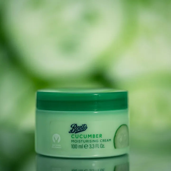 BOOTS CUCUMBER CREAM JAR