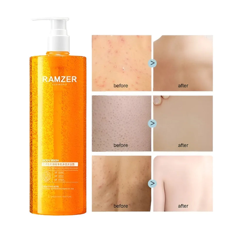 RAMZER Lactose Acid Cleansing Fragrance Whitening Moisturizing Herbal Body Wash Shower Gel