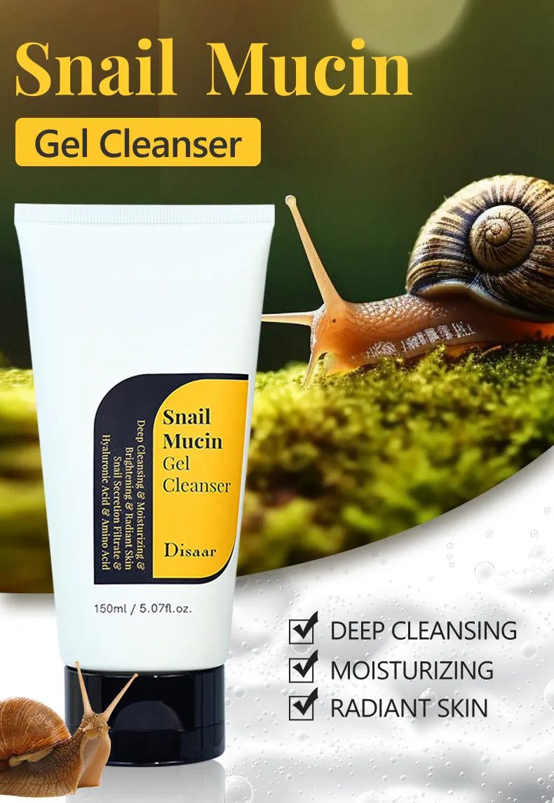 Disaar Snail Mucin Gel Cleanser 150ml
