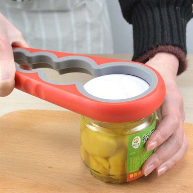 Multifunctional 4in1 Jar Openers Can Bottle Opener Quick Lid Off Opener