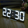 3D LED Digital Alarm Clock Multipurpose Wall Clock Hanging Watch Table Calendar Thermometer Electronic Clock