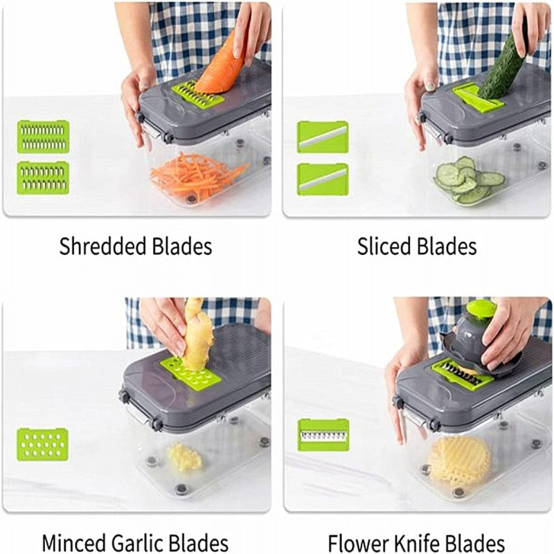 22Pcs Slicer Cutter Vegetable Chopper Grater For Kitchen Cooking Accessories Gadget