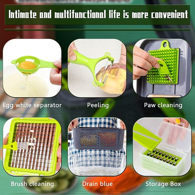 22Pcs Slicer Cutter Vegetable Chopper Grater For Kitchen Cooking Accessories Gadget