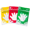 Transparent Plastic Disposable Gloves 100pcs Pack