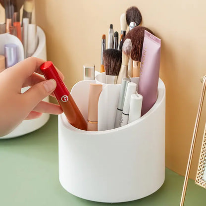 360 ° Rotating Makeup Pen Brush Storage Box Portable Lipstick Eyebrow Pen Eyeshadow Pen Brush Holder Organizer