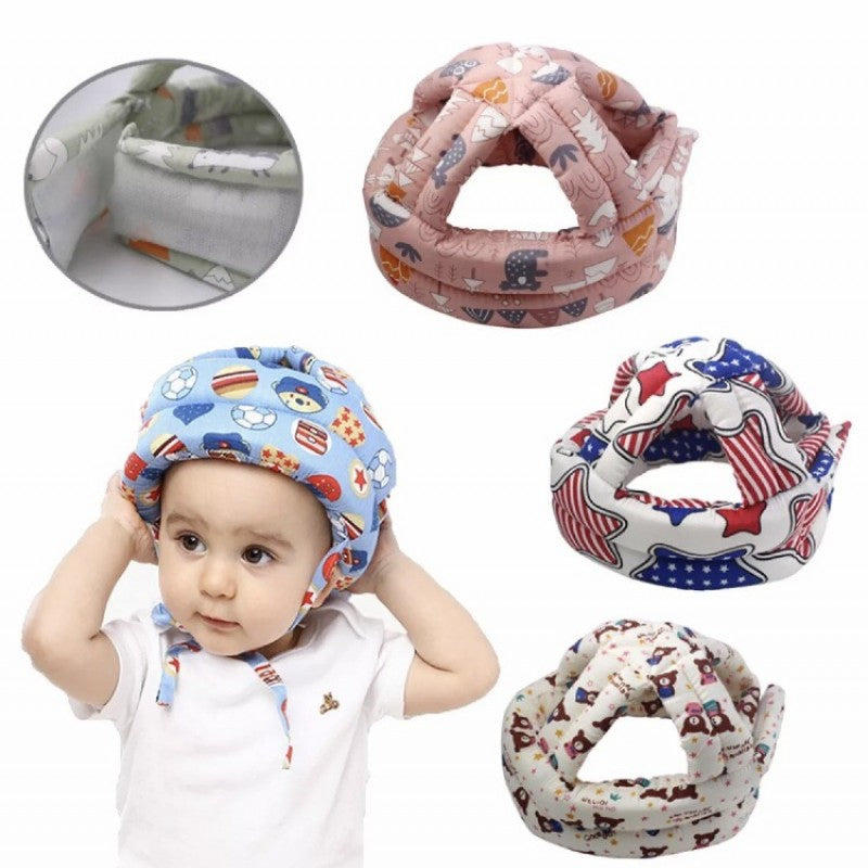 Baby Safety Helmet Head Protection Headgear Toddler Anti-Fall Pad Children Random Design (high return)