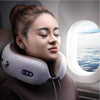 Massaging Neck Pillow U-Shaped Memory Foam Travel Pillow Massager