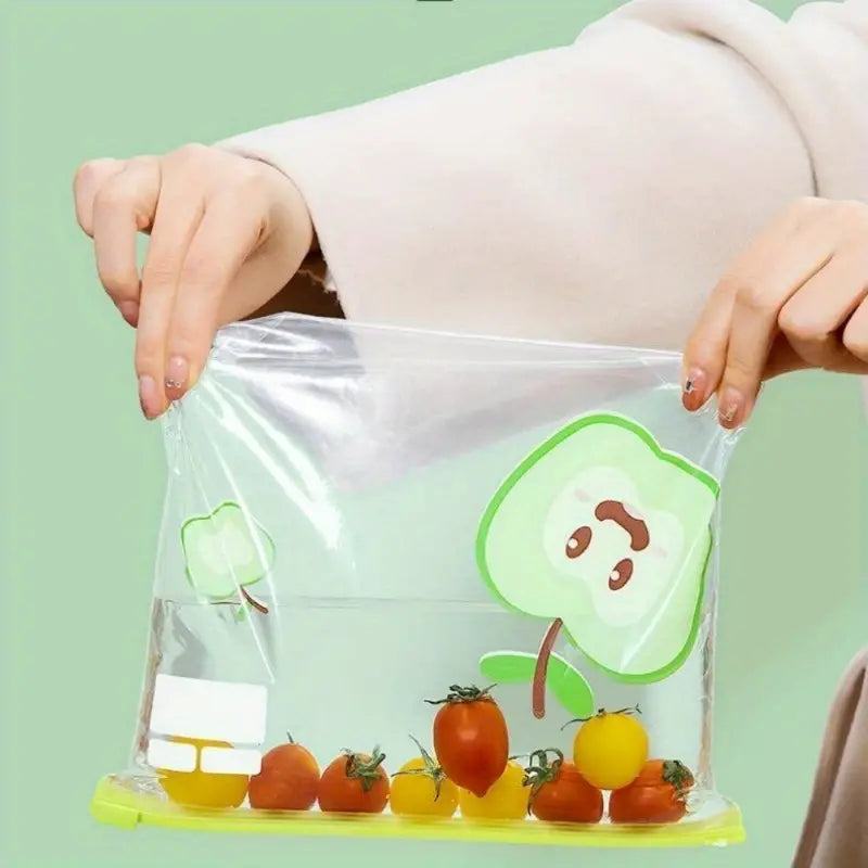 Reusable Zip Lock Bag Food Grade Transparent Storage Bag Refrigerator Fresh-keeping Bag Food Sealed Fruit Food Freezing Special