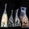 Multifunctional Portable Transparent PEVA Food Storage Bag With Proof Sealing Ziplock Reusable Set Of 4