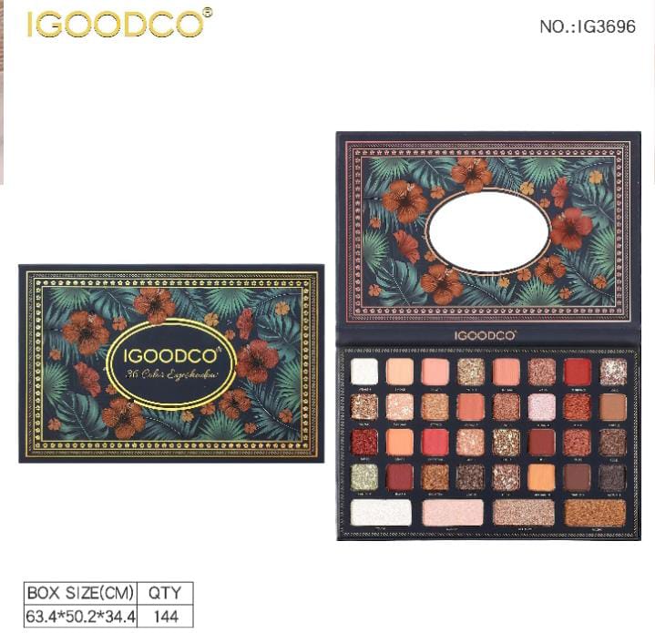 IGOODCO Floral Fantasy 36-Color Eyeshadow Palette IG-3696