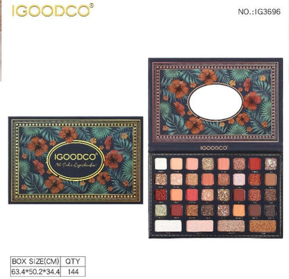 IGOODCO Floral Fantasy 36-Color Eyeshadow Palette IG-3696