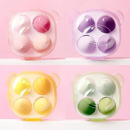 4in1 Makeup Sponge Blender Bear Shape Box