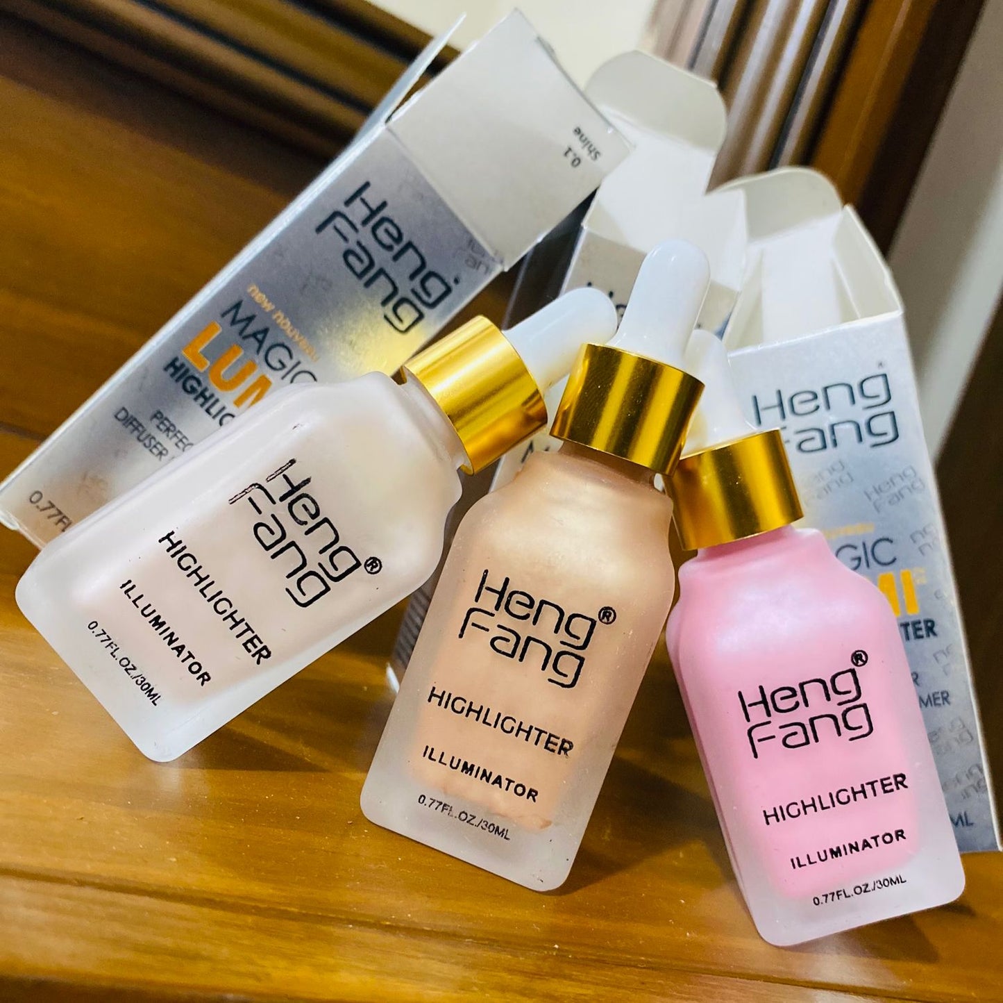 Heng Fang Highlighter 3Pcs Set