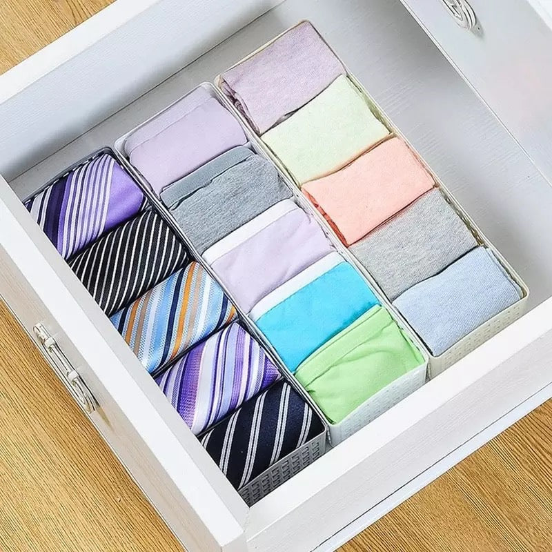 Multipurpose 5 Grid Drawer Organizer Storage Box