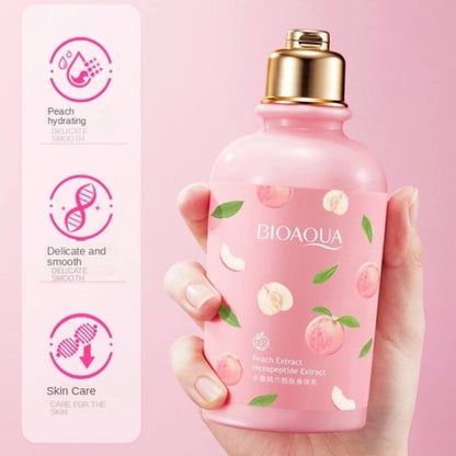 BIOAQUA Peach Extract Hexapeptide Extract Body Lotion 250g