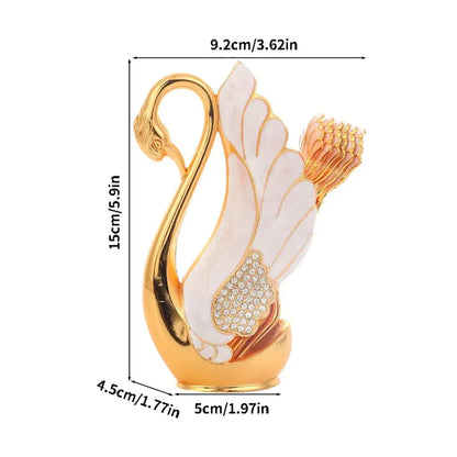 Swan Shaped Tea Spoon Holder