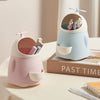 Multifunctional Cute Eve Storage Bucket Pen Holder With Sharpener