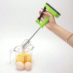 Semi Automatic Mini Handheld Manual Egg Beater Food Cream Mixer