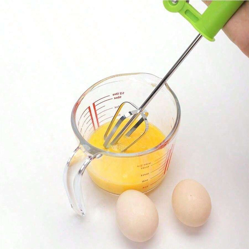 Semi Automatic Mini Handheld Manual Egg Beater Food Cream Mixer