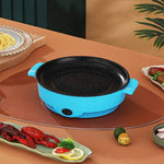 Electric Frying Pan Non Stick Grill Pan Smokeless Cooking Pan