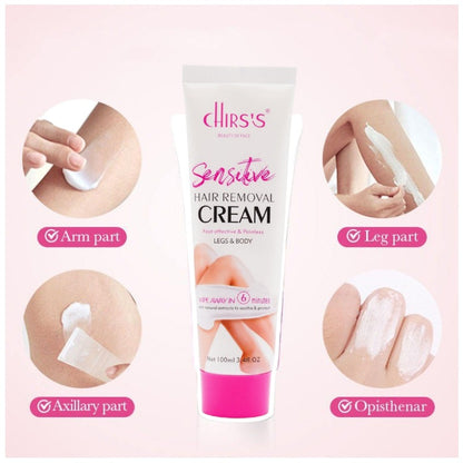 CHIRS'S Sensitive Hair Removal Cream Fast Effective & Painless For Legs & Body